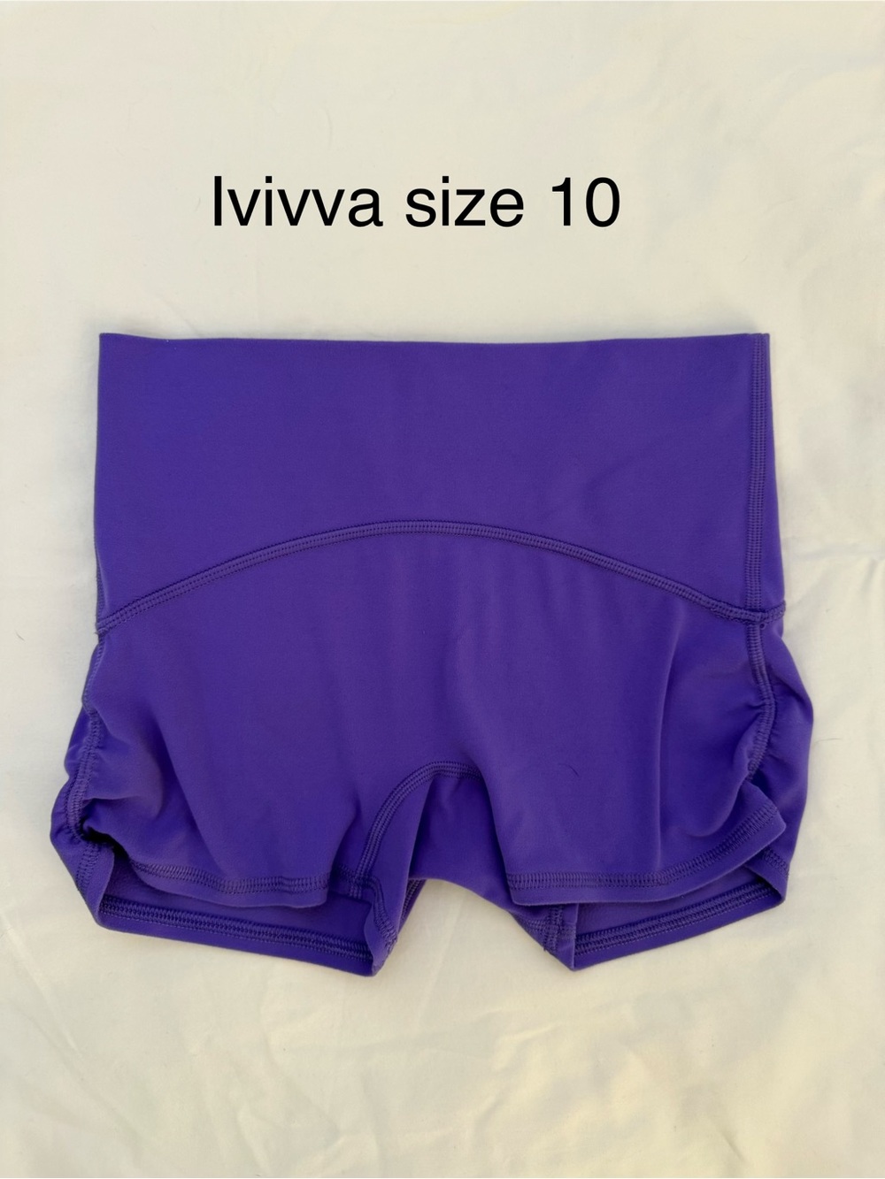 Ivivva Purple High-Rise Bike Shorts